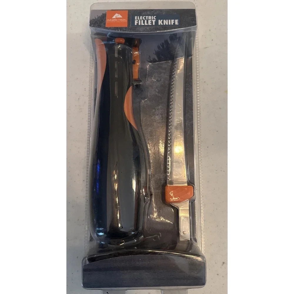 Ozark Trail Electric Fishing Fillet Knife with serrrated blade